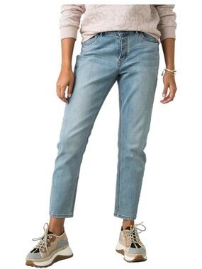 prAna organic Jeans Women’s Size 4/27 Button Fly With Logo EUC